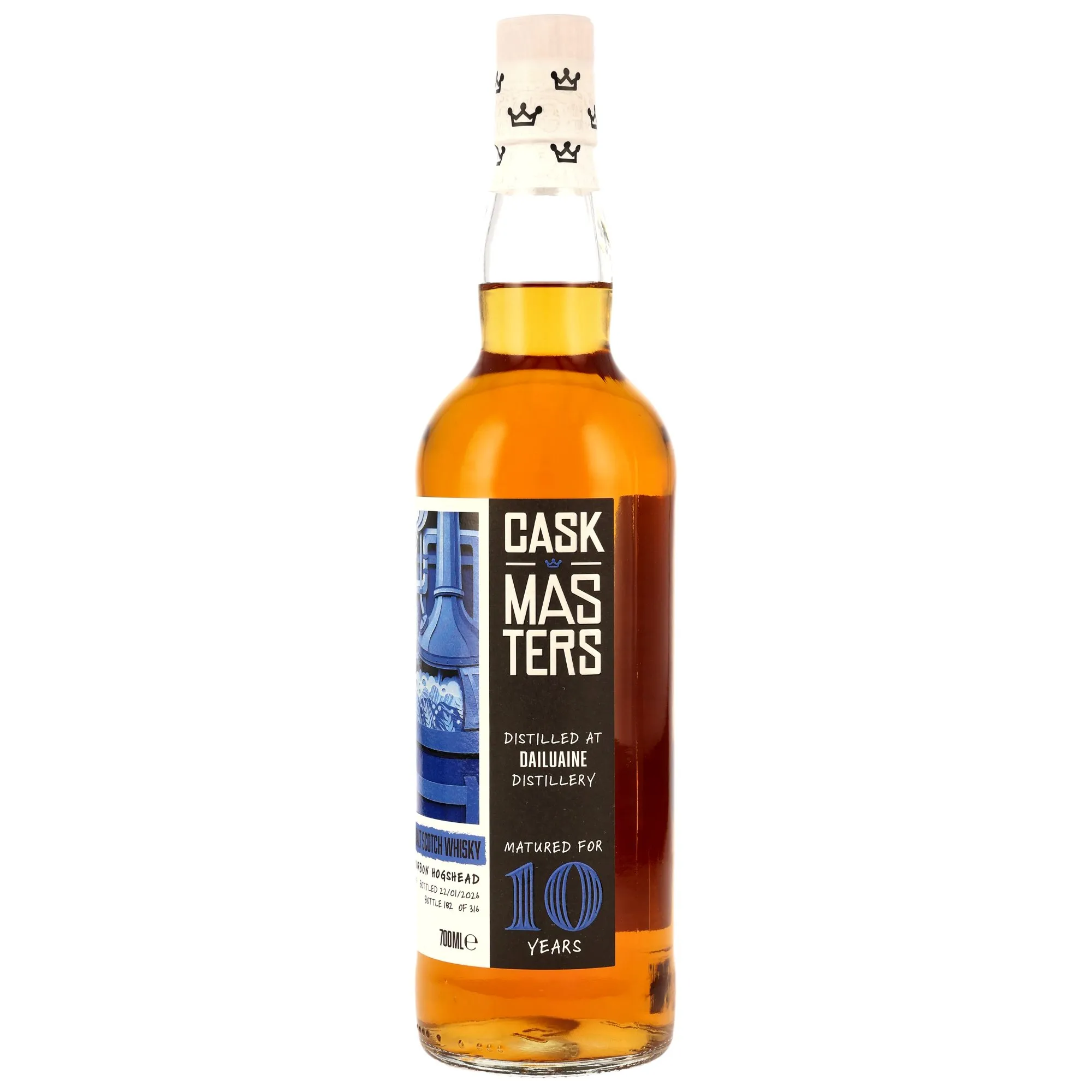 Dailuaine 2015/2026 - 10 Jahre - 1st Fill Bourbon HHD #2561601/2015 - Cask Masters - Brave New Spirits