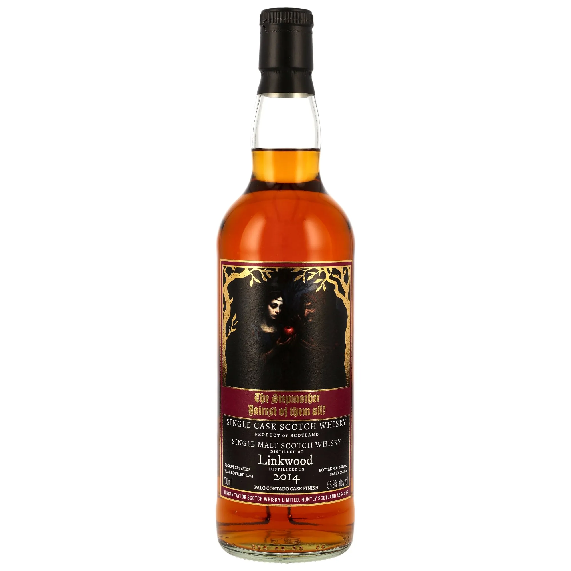 Linkwood Fairytale Series - The Stepmother 11 Year Old, Palo Cortado Cask, Cask #7648305, 2014, Duncan Taylor, 53.9%