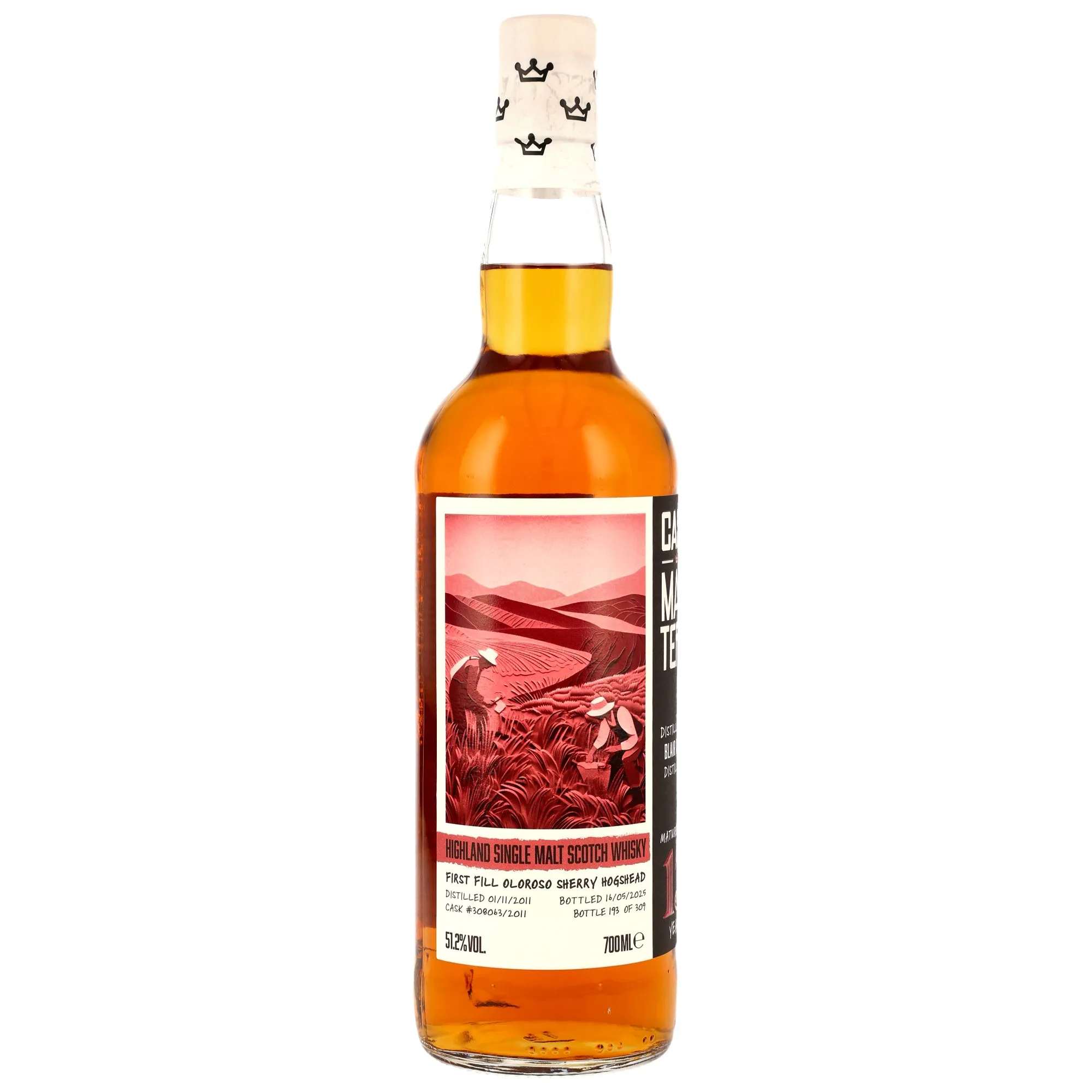Blair Athol Cask Masters 13 Year Old, Oloroso Sherry Hogshead Cask, Cask #308063, 2011, Brave New Spirits, 51.2%