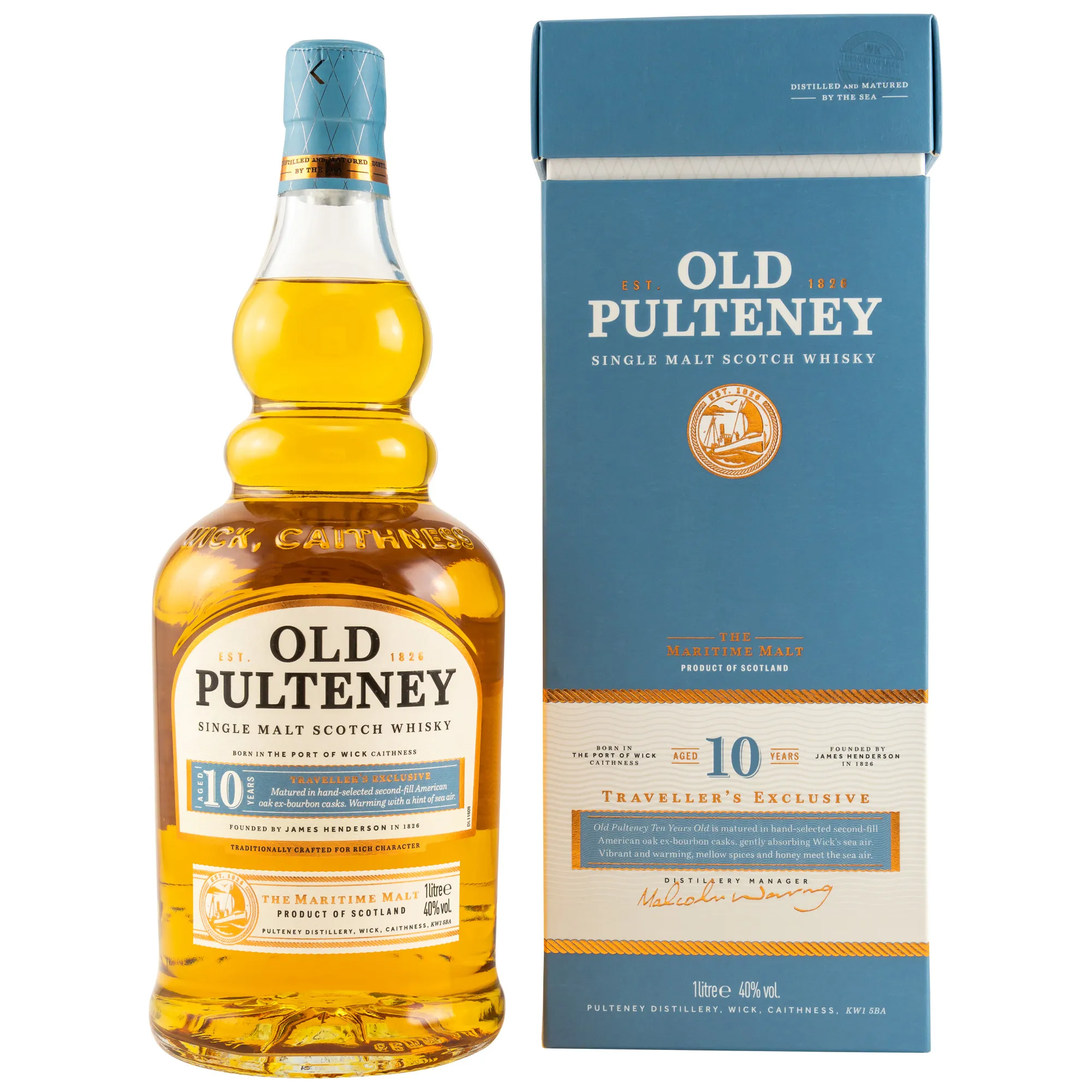 Old Pulteney 10 Year Old Liter
