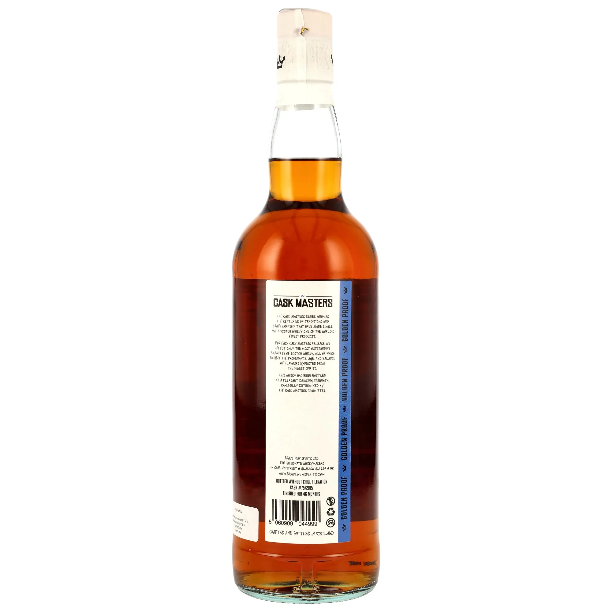 Tomintoul 2015/2026 - 11 Year Old - 1st Fill Oloroso Sherry Barrique #75/2015 - Cask Masters - Brave New Spirits