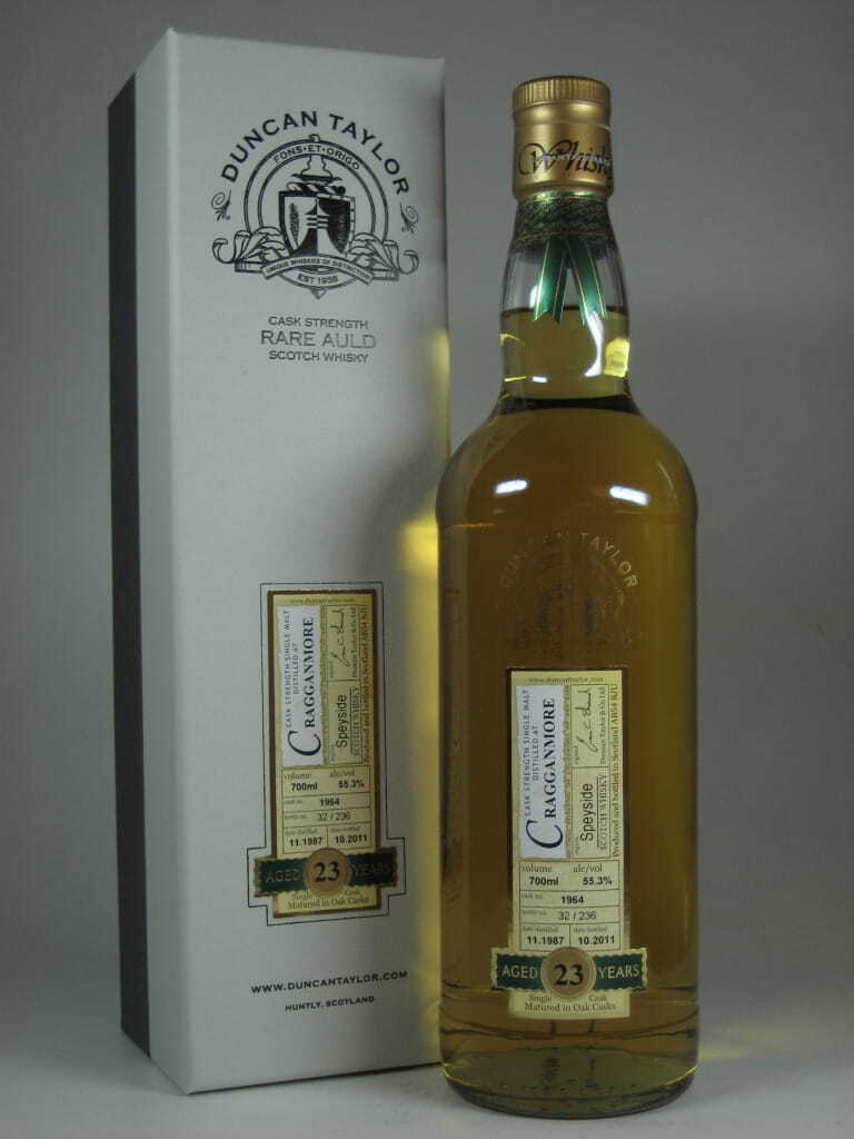 Cragganmore 23 Jahre 1987/2011 Rare Auld Duncan Taylor 55,3%vol. 0,7l