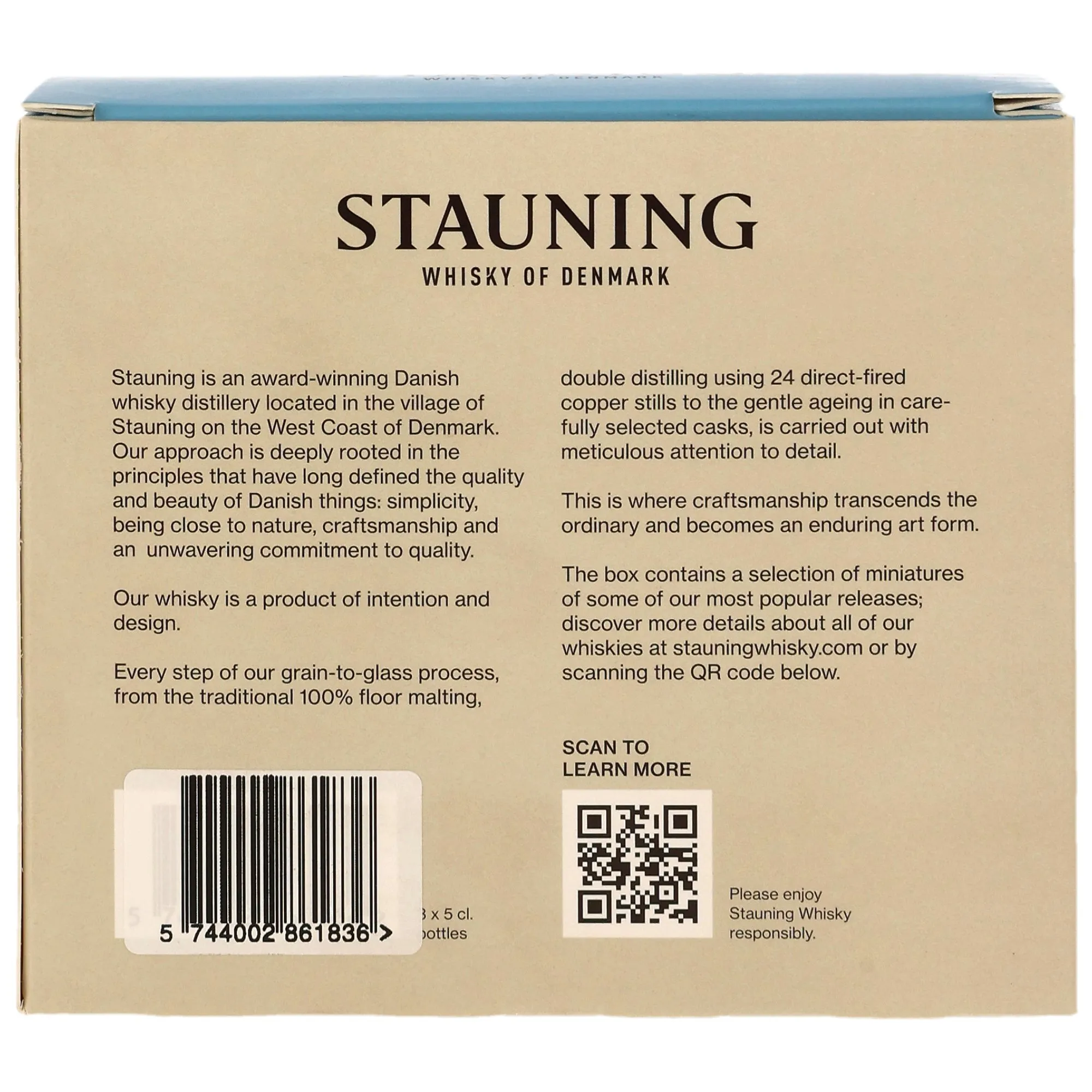 Stauning Core Set Mini Collection - Danish Whisky - 43,83%