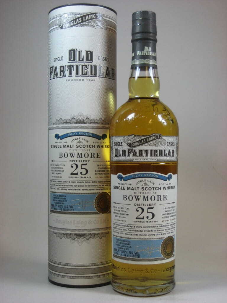 Bowmore 25 Jahre Refill Hogshead 1987/2013 Douglas Laing "Old Particular" 50,2%vol. 0,7l