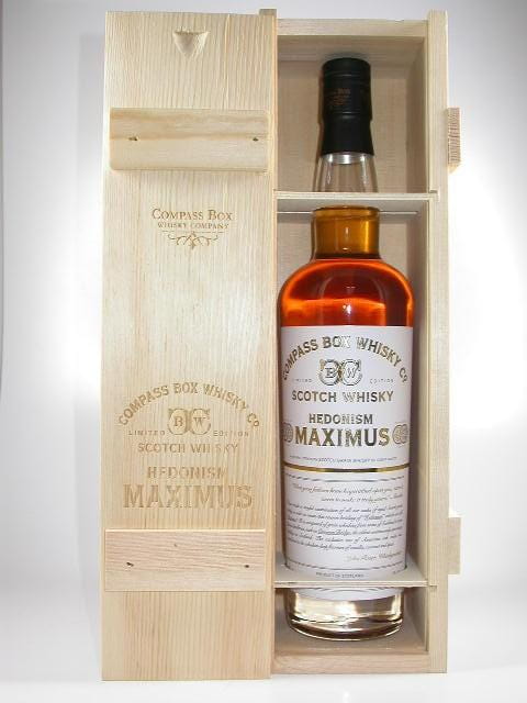 Hedonism Maximus in Holzkiste Compass Box 46%vol. 0,7l