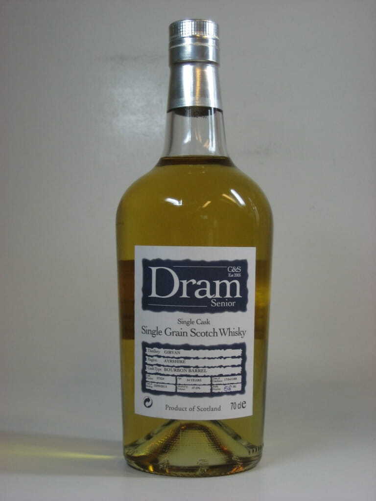 Girvan 24 Jahre Bourbon Barrel #37524 C&S Dram Senior 47%vol. 0,7l