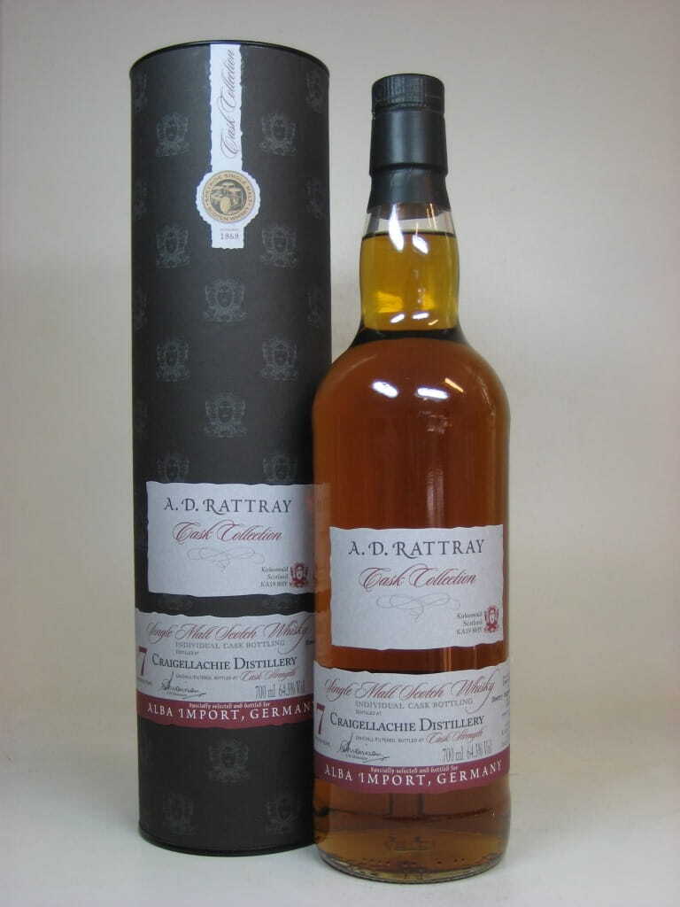Craigellachie 7 Jahre 2007/2014 Sherry Hogshead A.D. Rattray 64,3%vol. 0,7l
