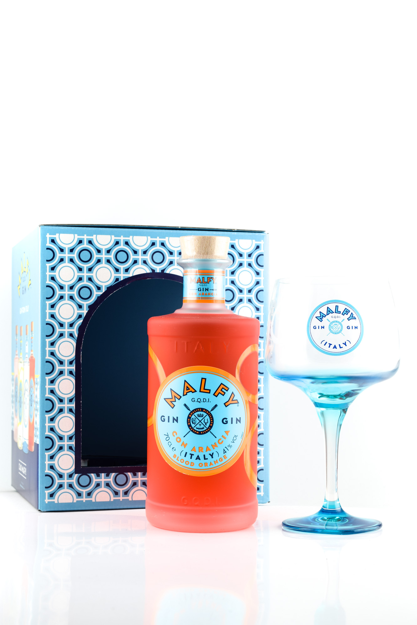 Malfy Gin con Arancia 41%vol. 0,7l - Gift-Set with Glass Malfy Gin con Arancia 41%vol. 0,7l - Gift-Set with Glass