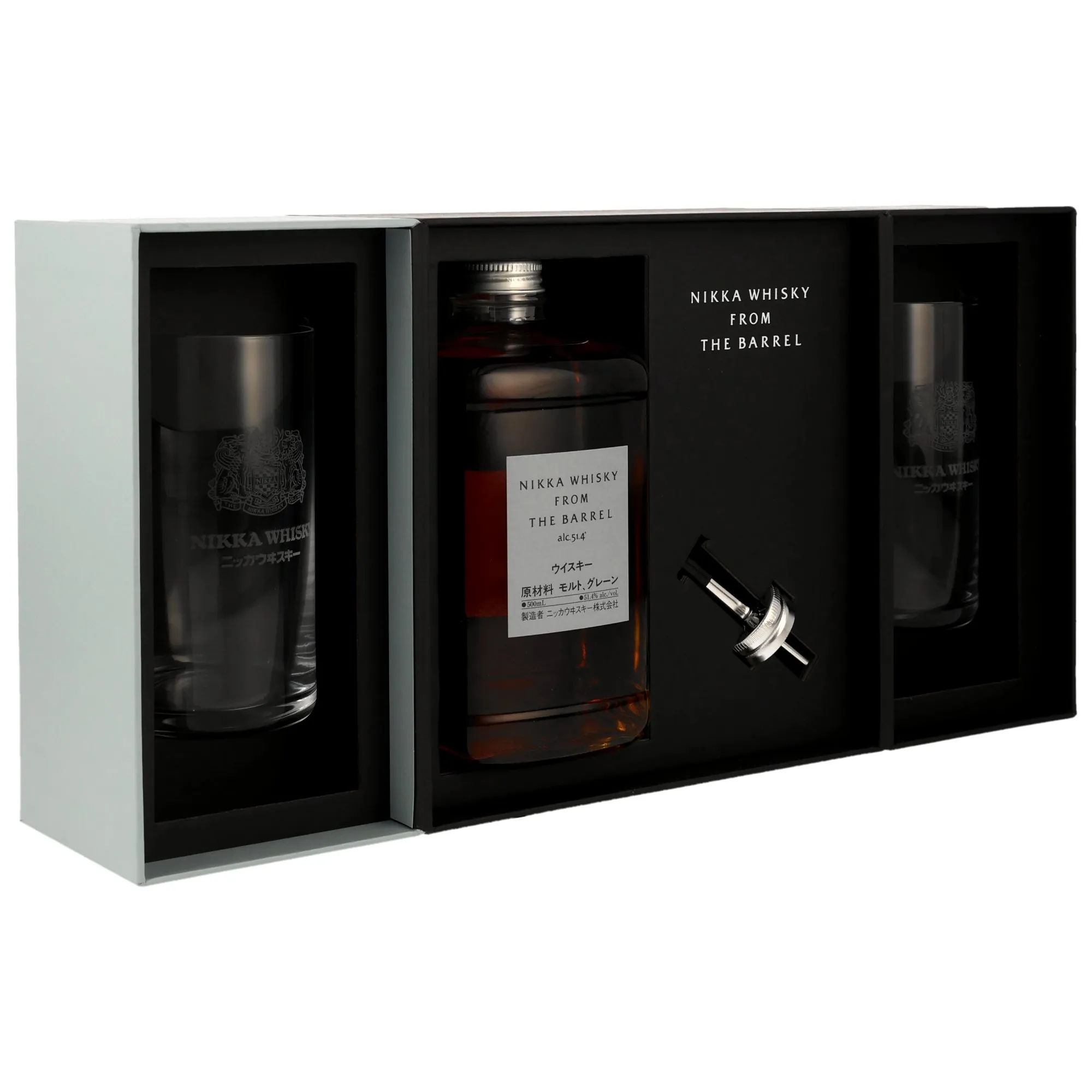 Nikka Whisky From the Barrel mit 2 Gläsern & Ausgießer - neue Ausstattung 2026