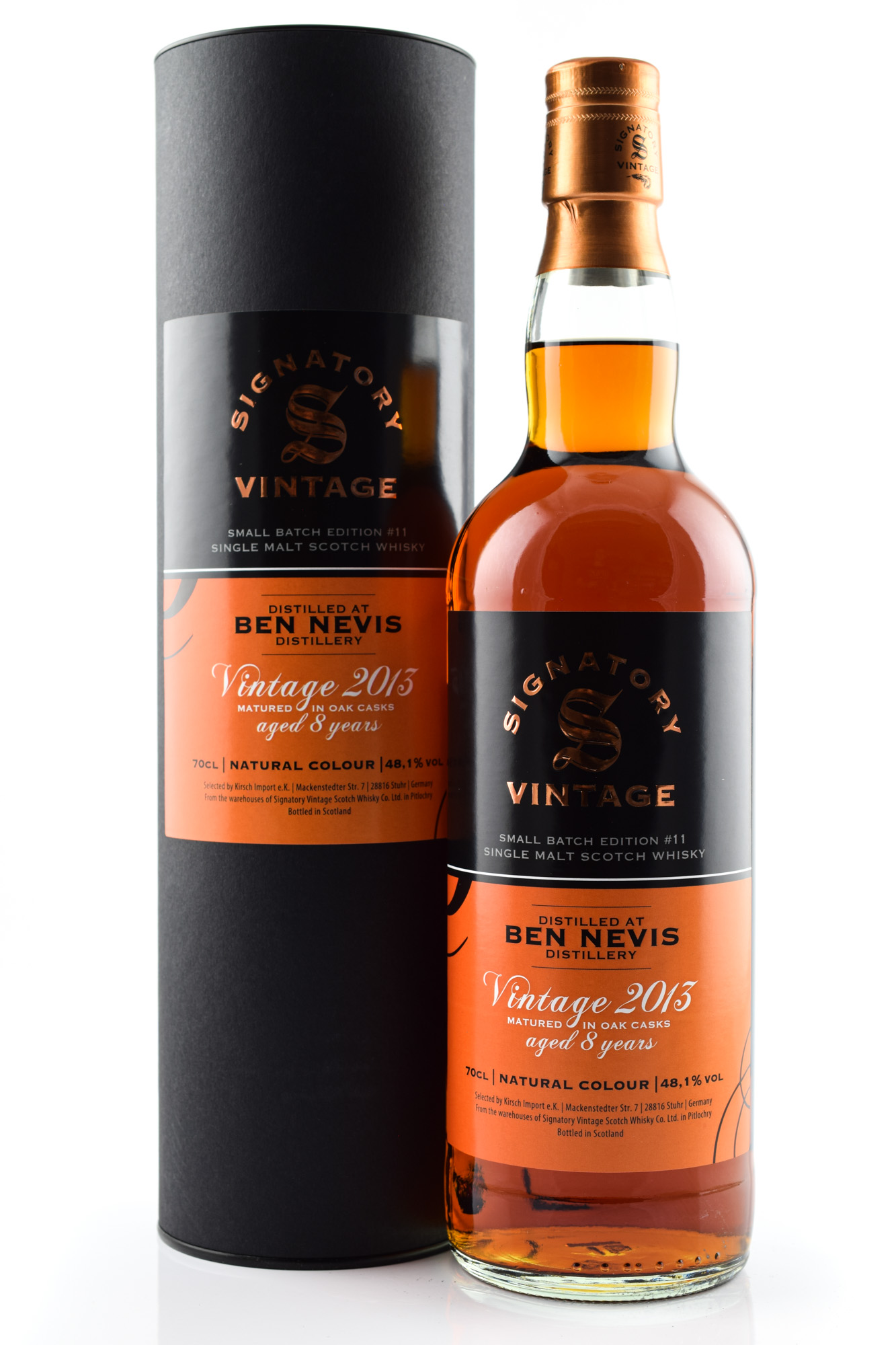 Ben Nevis 8 year old 2013/2022 Sherry Butt Finish Small Batch Edition #11 Signatory 48,1%vol. 0,7l Ben Nevis 8 year old 2013/2022 Sherry Butt Finish Small Batch Edition #11 Signatory 48,1%vol. 0,7l
