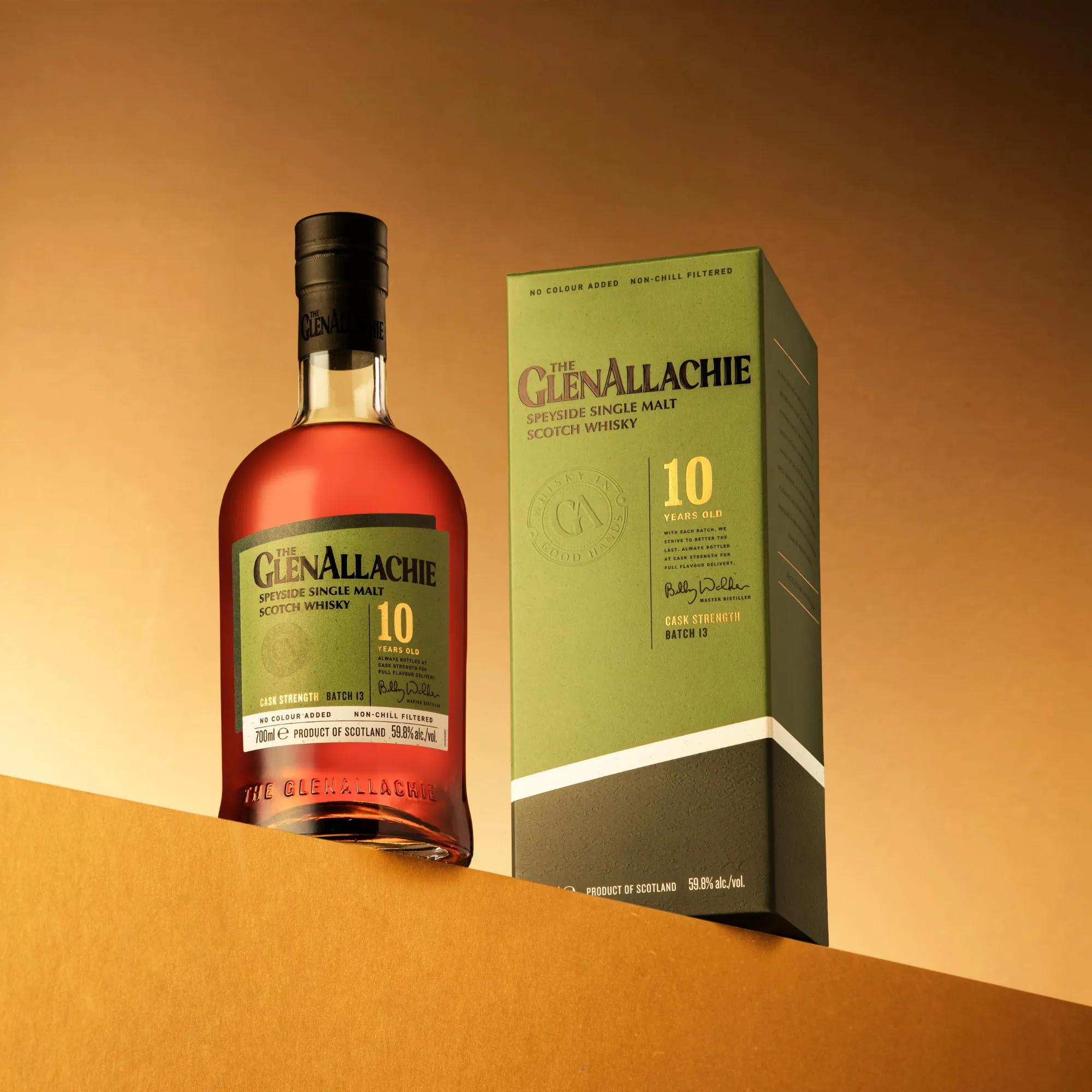GlenAllachie 10 Jahre - Batch 13 - Cask Strength - PX Sherry, Oloroso Sherry, Red Wine & Virgin Oak Casks