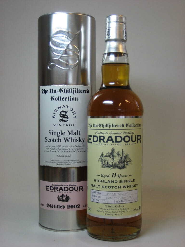 Edradour 11 Jahre 2002/2014 Single Cask #1013 Signatory 46%vol. 0,7l