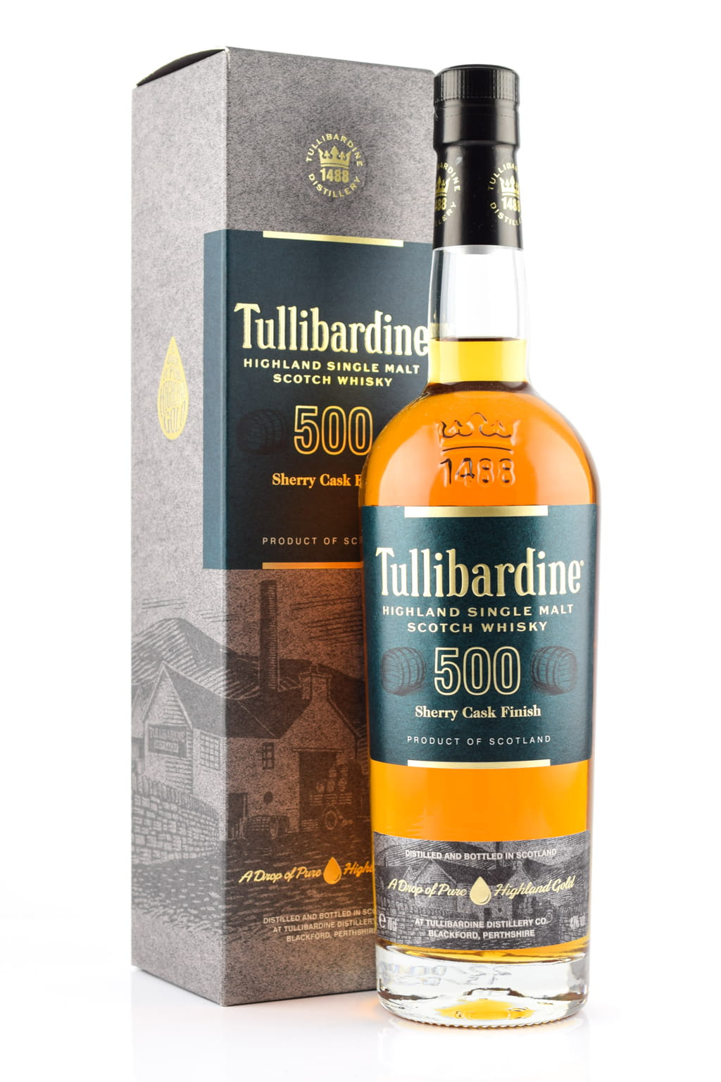 Tullibardine 500 Sherry Finish 43% vol. 0,7l Tullibardine 500 Sherry Finish 43% vol. 0,7l