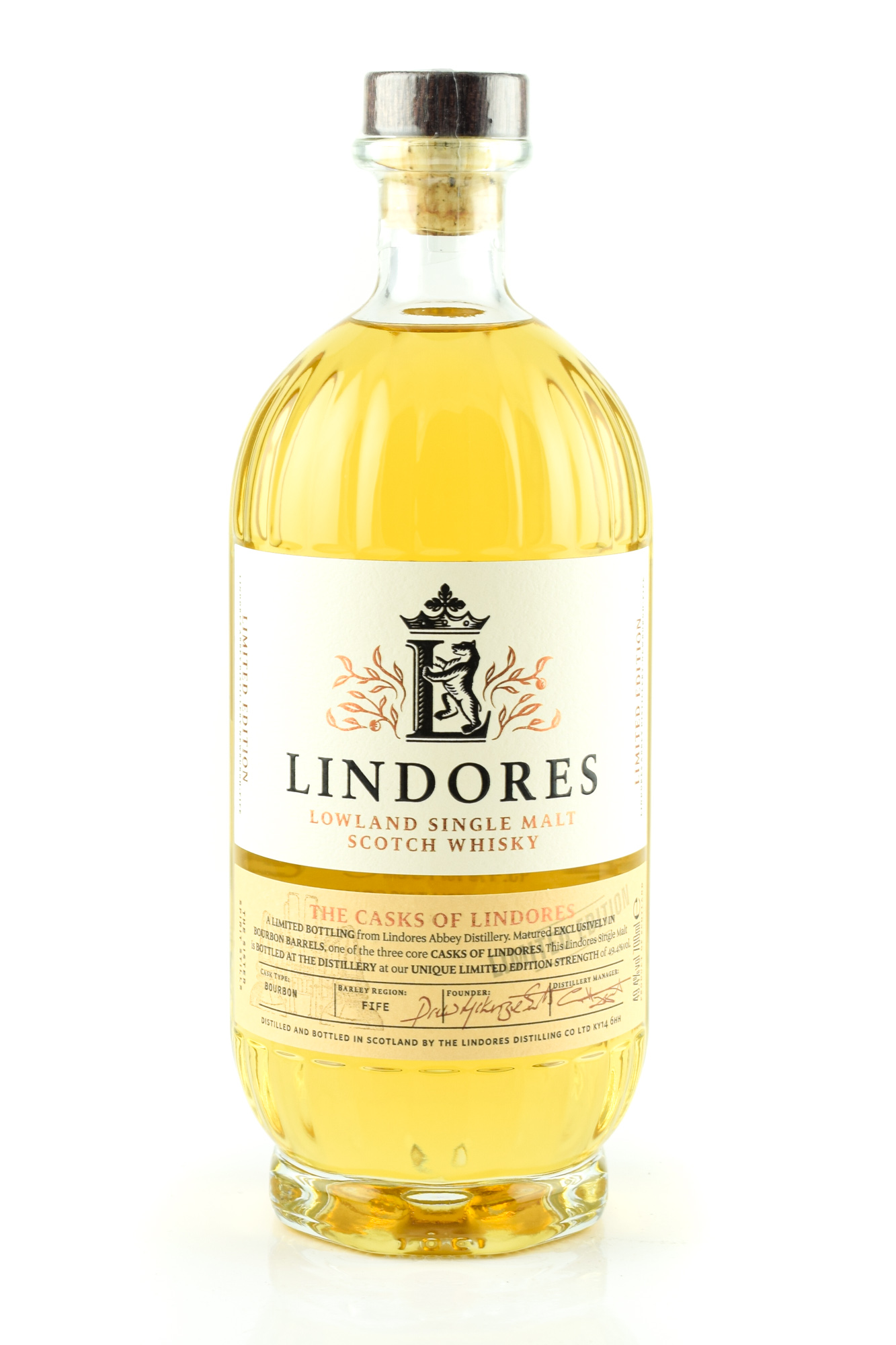 Lindores - The Casks of Lindores - Bourbon Cask 49,4%vol. 0,7l Lindores - The Casks of Lindores - Bourbon Cask 49,4%vol. 0,7l