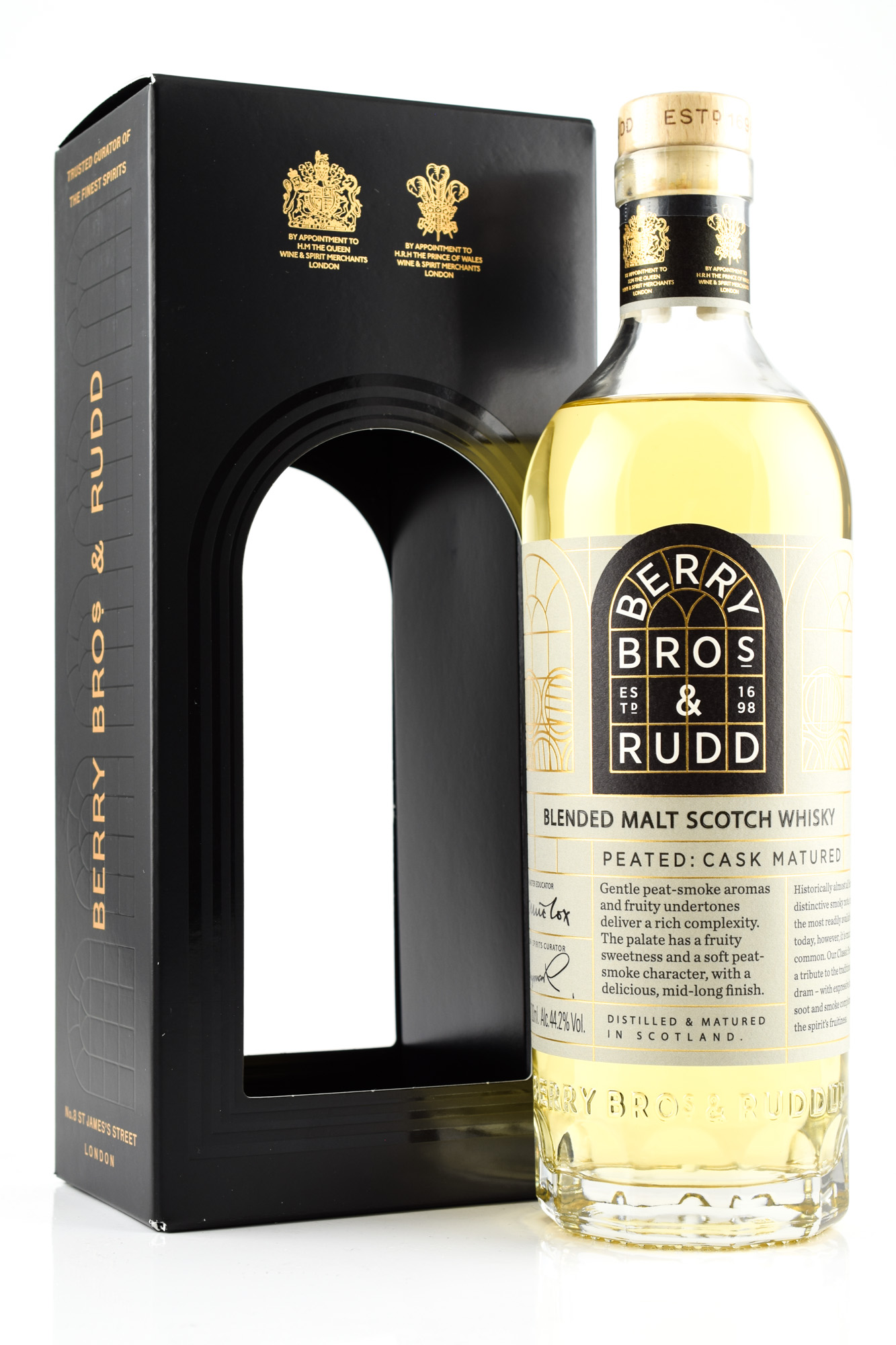 Peated Cask Matured Berry Bros. & Rudd 44,2%vol. 0,7l Peated Cask Matured Berry Bros. & Rudd 44,2%vol. 0,7l