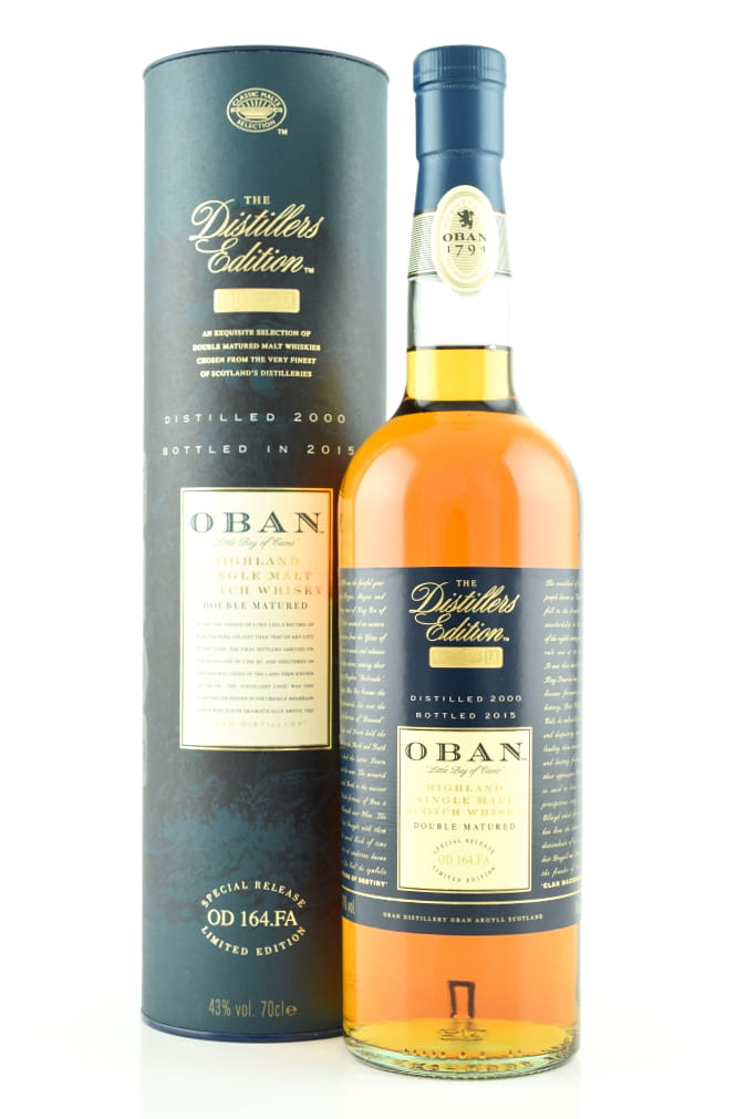 *Oban 2000/2015 Distillers Edition 43%vol. 0,7l - ohne Geschenkpackung