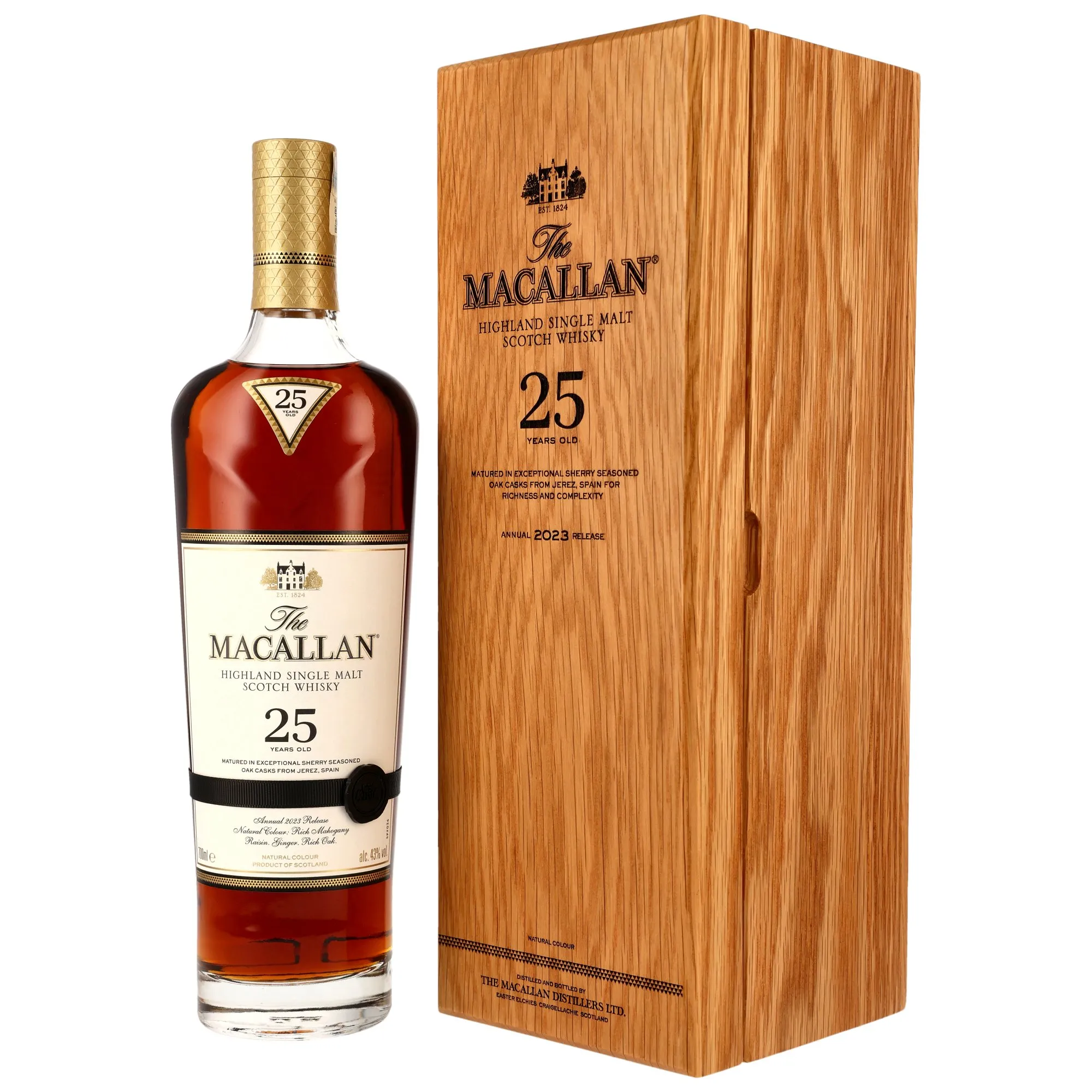 Macallan 25 Year Old Sherry Oak - 2023 Release - Sonderpreis -