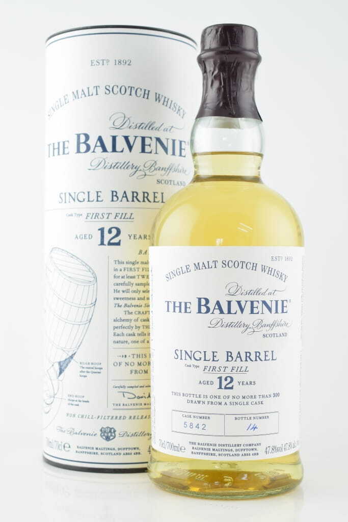 Balvenie 12 Year Old Single Barrel # 5842 47.8% vol. 0,7l Balvenie 12 Year Old Single Barrel # 5842 47.8% vol. 0,7l