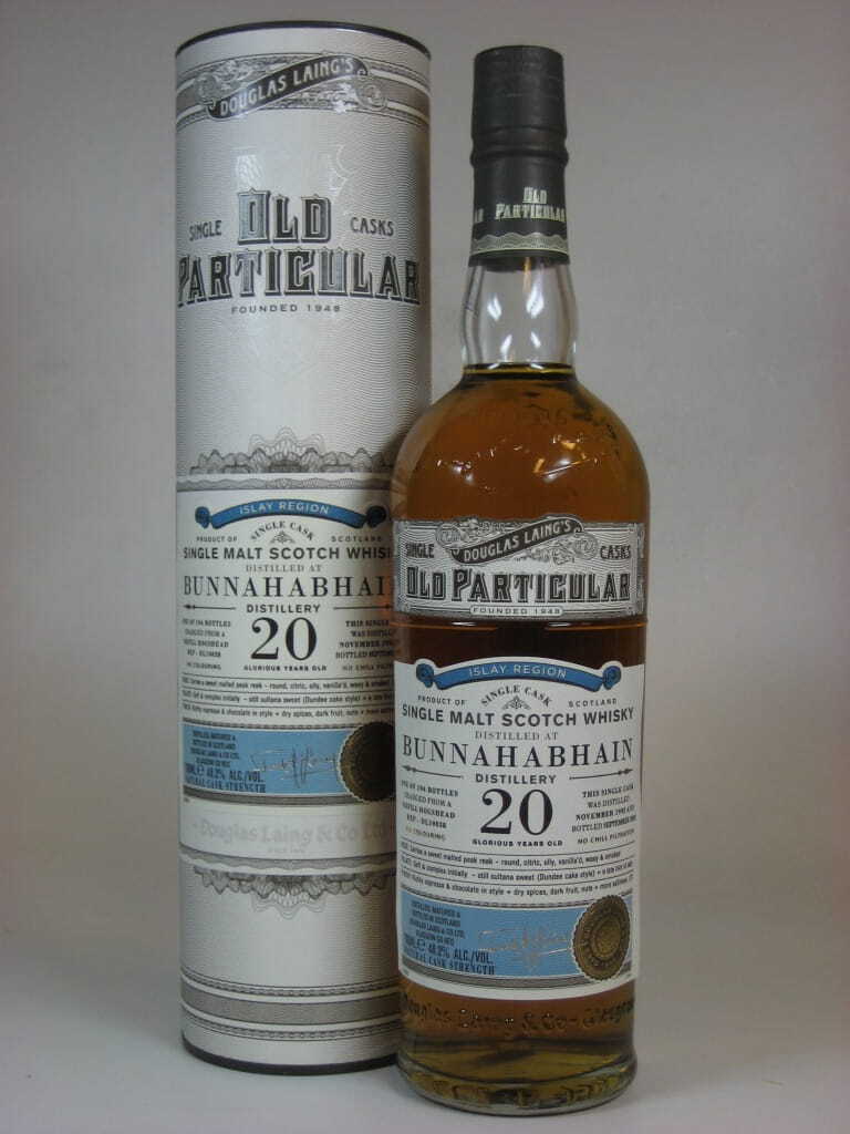 Bunnahabhain 20 Jahre Refill Hogshead 1992/2013 Douglas Laing "Old Particular" 48,2%vol. 0,7l