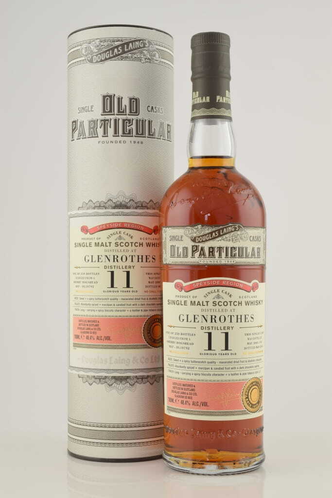 Glenrothes 11 Year Old Sherry Hogshead 2004/2015 Douglas Laing "Old Particular" 48.4% vol. 0,7l Glenrothes 11 Year Old Sherry Hogshead 2004/2015 Douglas Laing "Old Particular" 48.4% vol. 0,7l