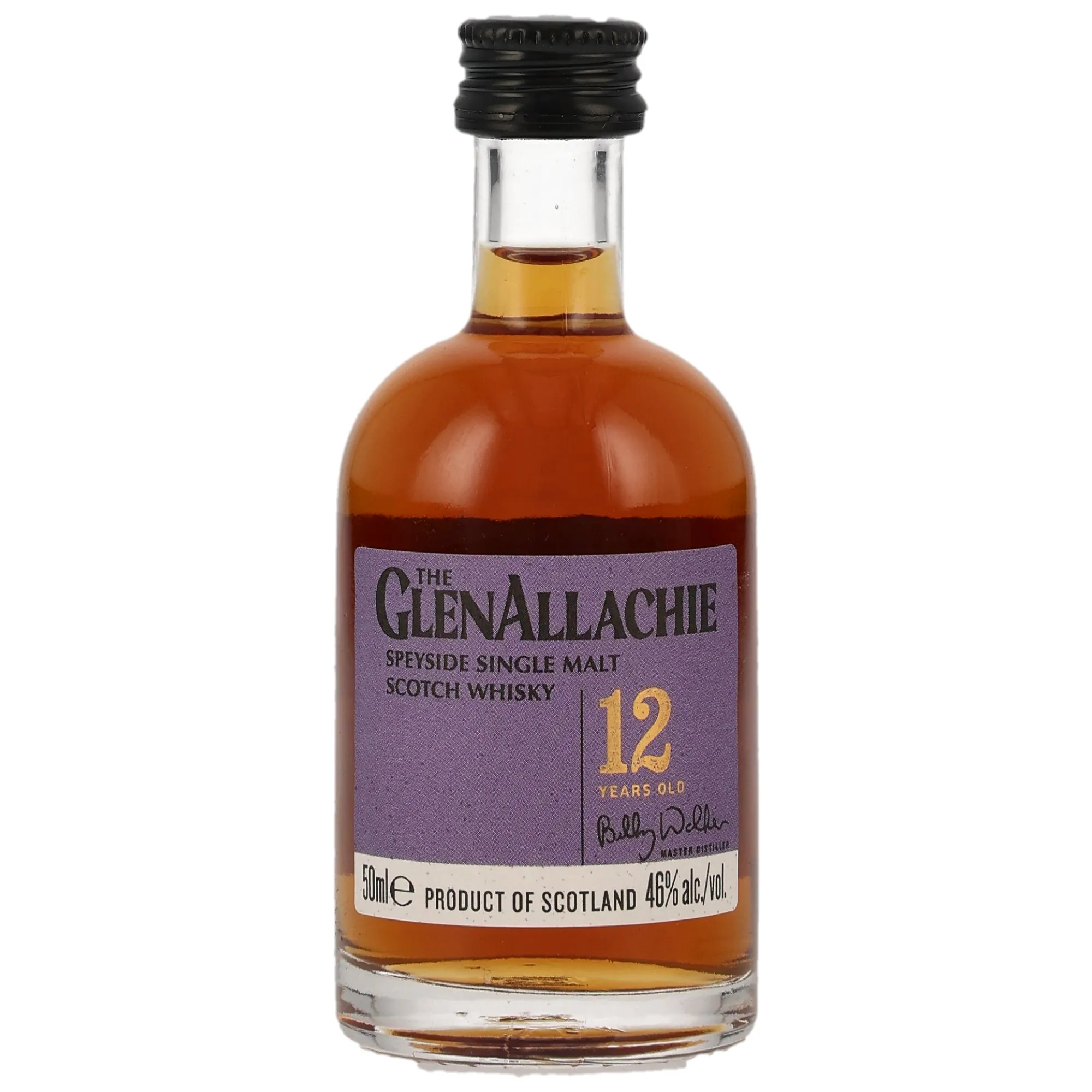 GlenAllachie 12 Year Old - Miniatur 5cl Neue Ausstattung