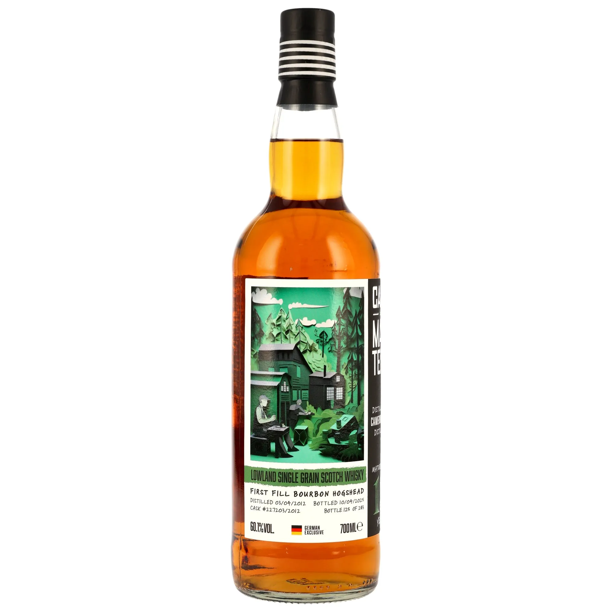 Cameronbridge 2012/2025 - 13 Year Old - 1st Fill Bourbon HHD #227203/2012 - Cask Masters - Brave New Spirits