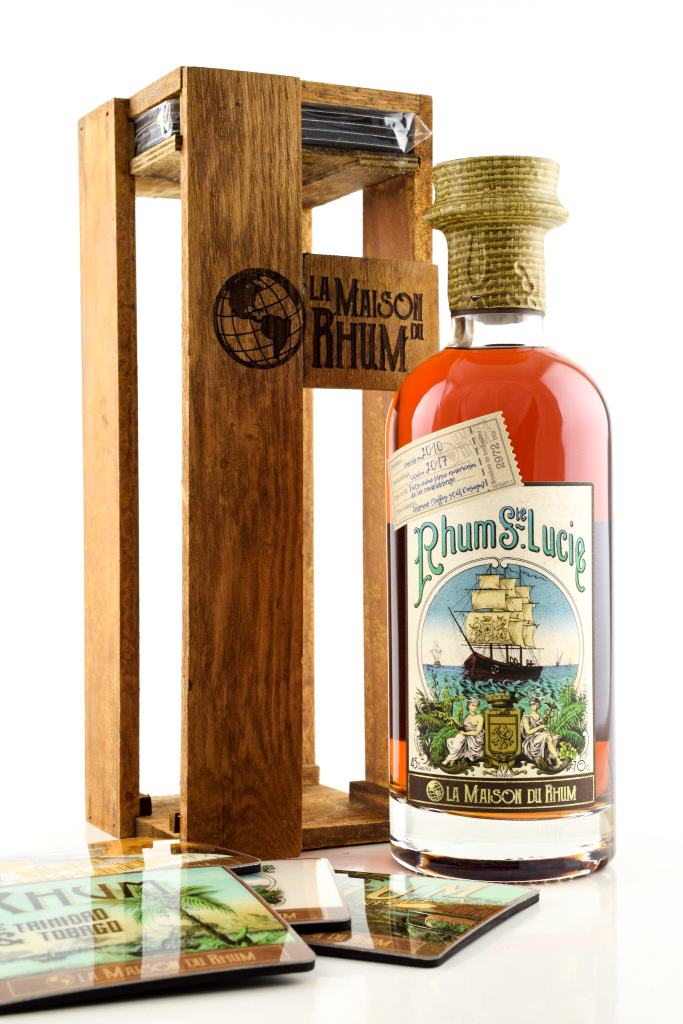 *Rhum Ste. Lucie - La Maison du Rhum 45%vol. 0,7l - ohne Holzrahmen