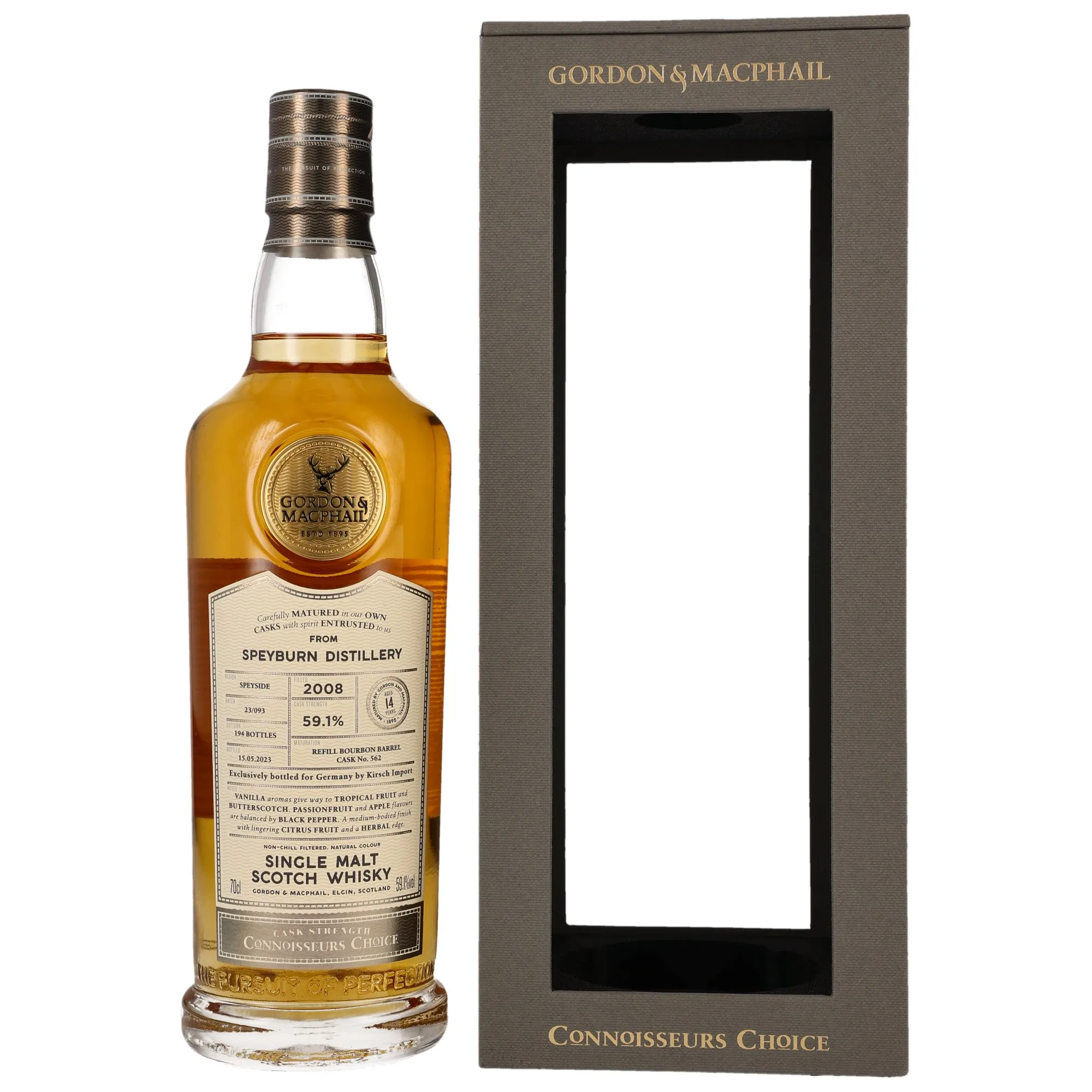 Speyburn 2008/2023 -14 Year Old - G&M CC CS #562 KIRSCH
