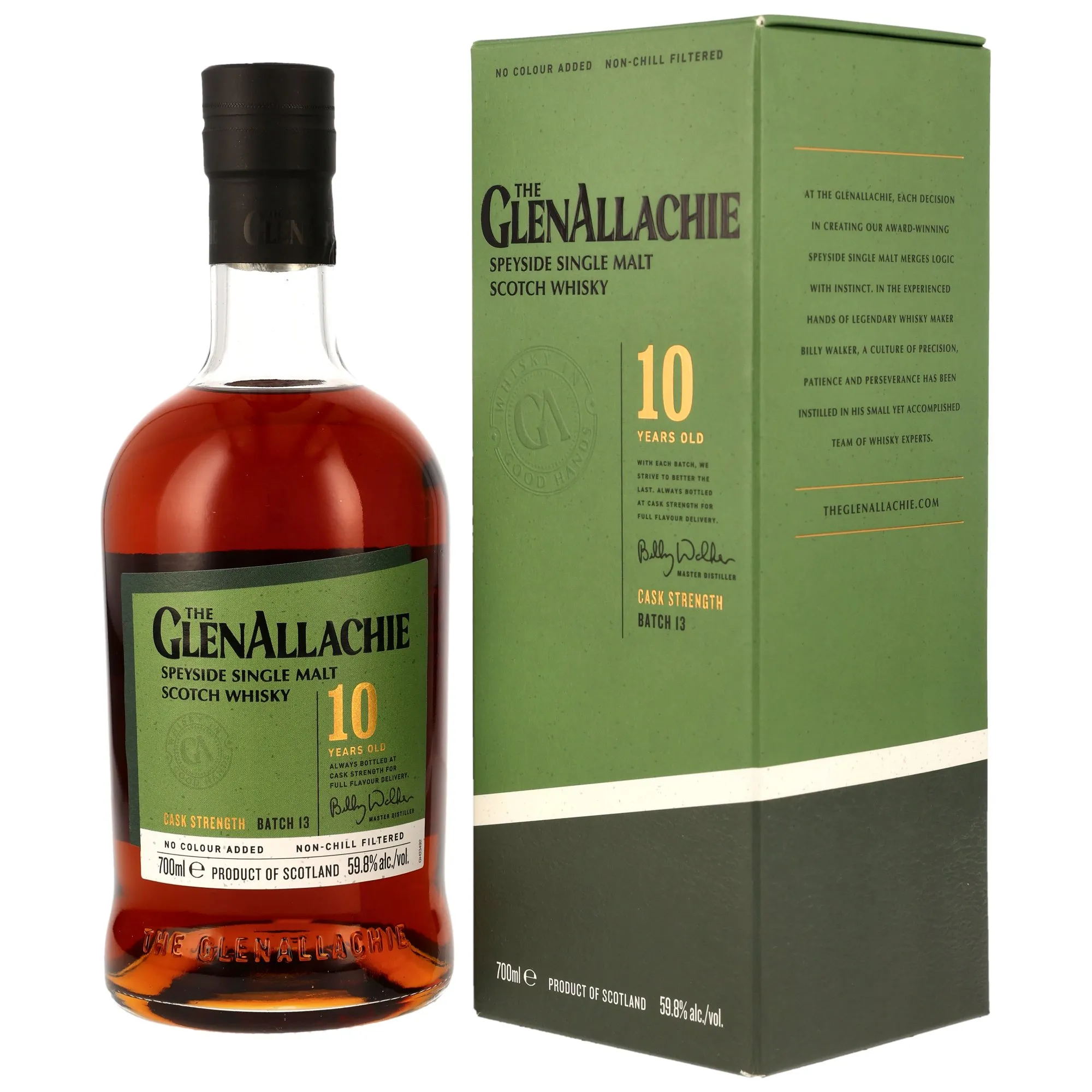 GlenAllachie 10 Jahre - Batch 13 - Cask Strength - PX Sherry, Oloroso Sherry, Red Wine & Virgin Oak Casks