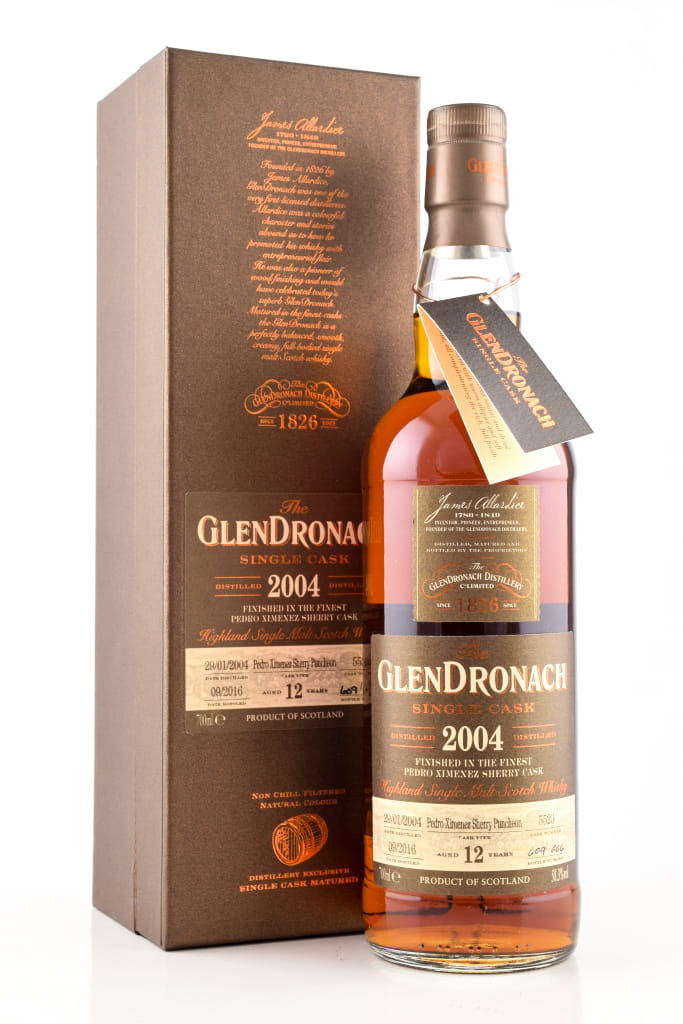 Glendronach 12 Jahre 2004/2016 Pedro Ximenez Sherry Puncheon 58,3%vol. 0,7l