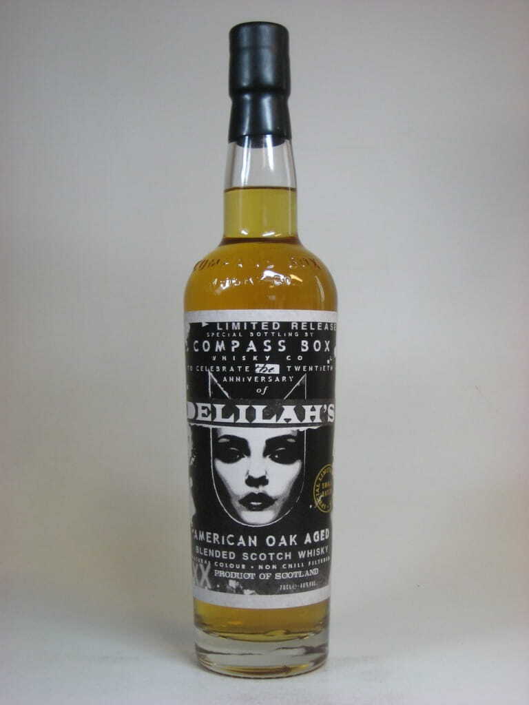 Delilah's 20th Anniversary Bottling Compass Box 40%vol. 0,7l