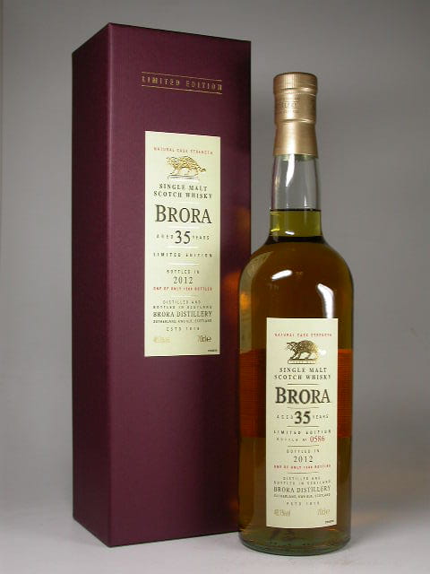 Brora 35 Jahre Bottled 2012 Natural Cask Strength 48,1%vol. 0,7l