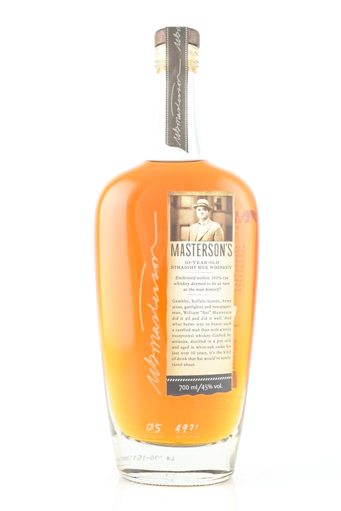 Masterson's Straight Rye Whiskey 10 Year Old 45% vol. 0,7l Masterson's Straight Rye Whiskey 10 Year Old 45% vol. 0,7l