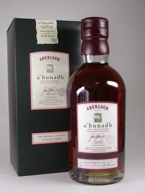 Aberlour a'bunadh Batch No. 30 59,8%vol. 0,7l