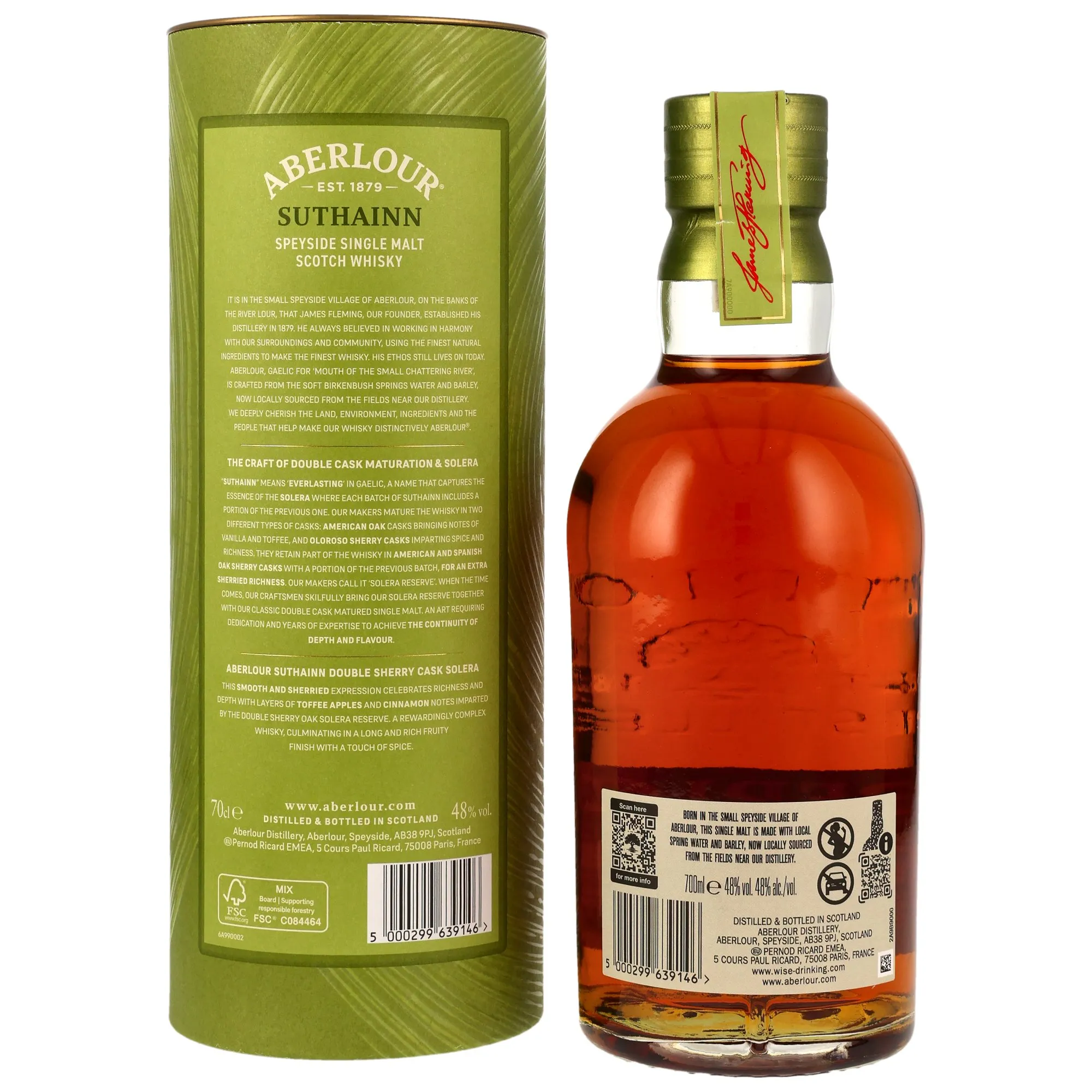 Aberlour Suthainn Single Malt - American & Spanish Oak Sherry Casks