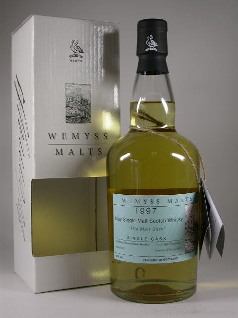 "The Malt Barn" 1997/2011 Single Cask Bunnahabhain Wemyss Malts 46%vol. 0,7l