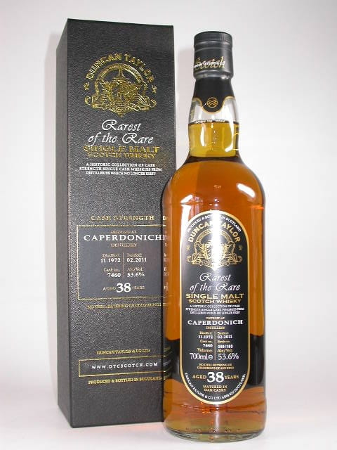 Caperdonich 38 Jahre 1972/2011 Rarest of the Rare Duncan Taylor 53,6%vol. 0,7l