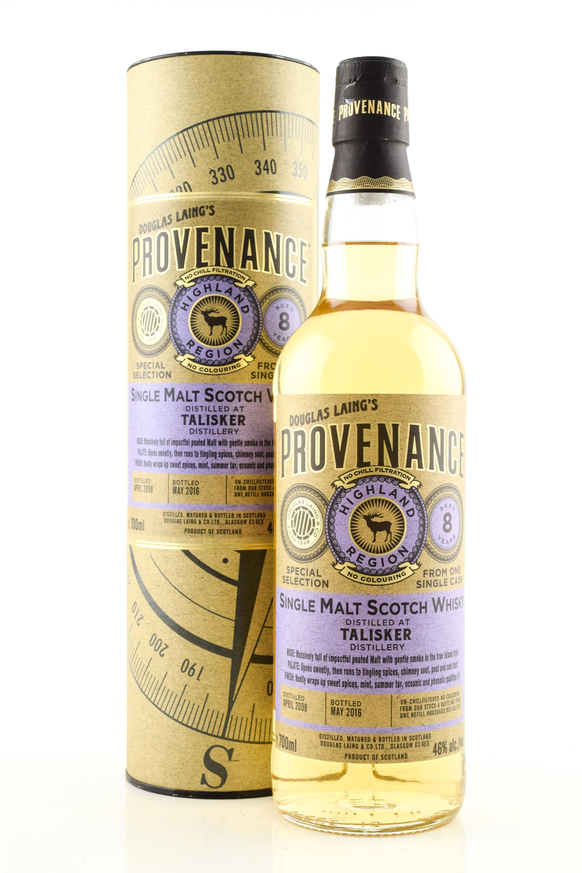 Talisker eight Year Old Refill Hogshead 2008/2016 Douglas Laing's provenance 46% vol. 0,7l