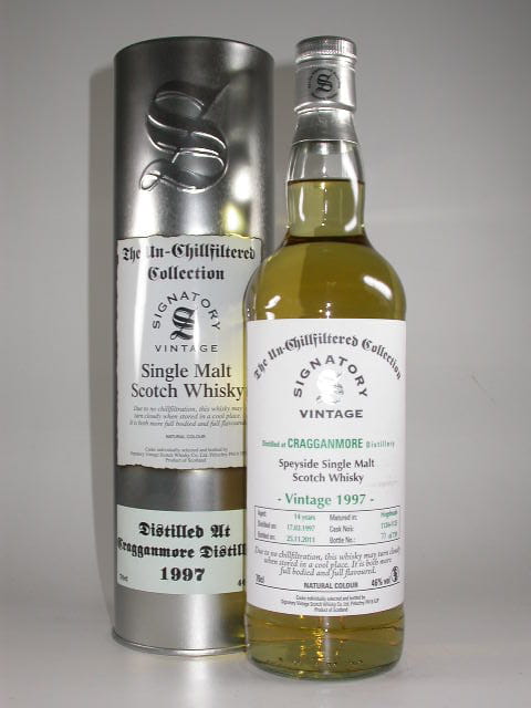 Cragganmore 14 Jahre 1997/2011 Hogsheads Un-Chillfiltered Signatory 46%vol. 0,7l