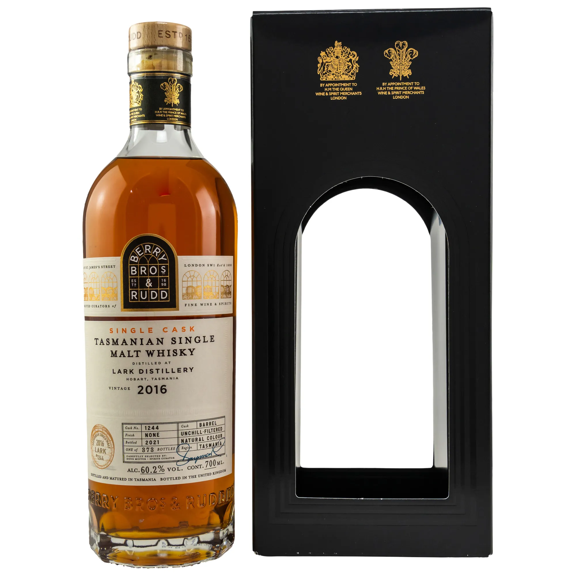 Lark Distillery 2016/2021 - 5 Year Old - #1244 (Berry Bros and Rudd)