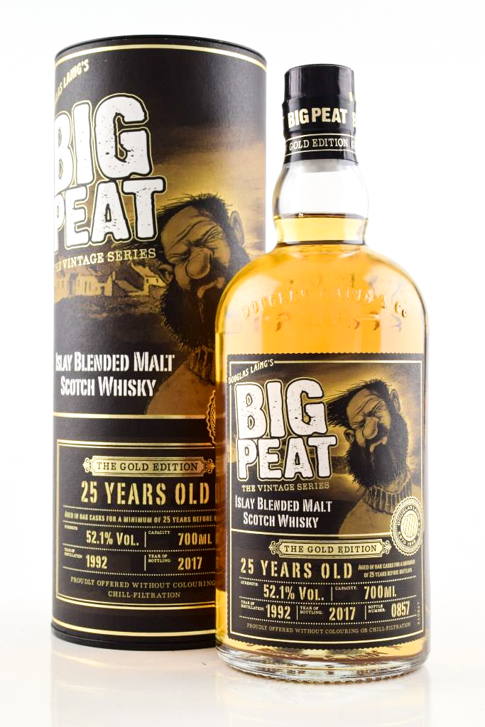 Big Peat 25 Jahre The Gold Edition Douglas Laing 52,1%vol. 0,7l