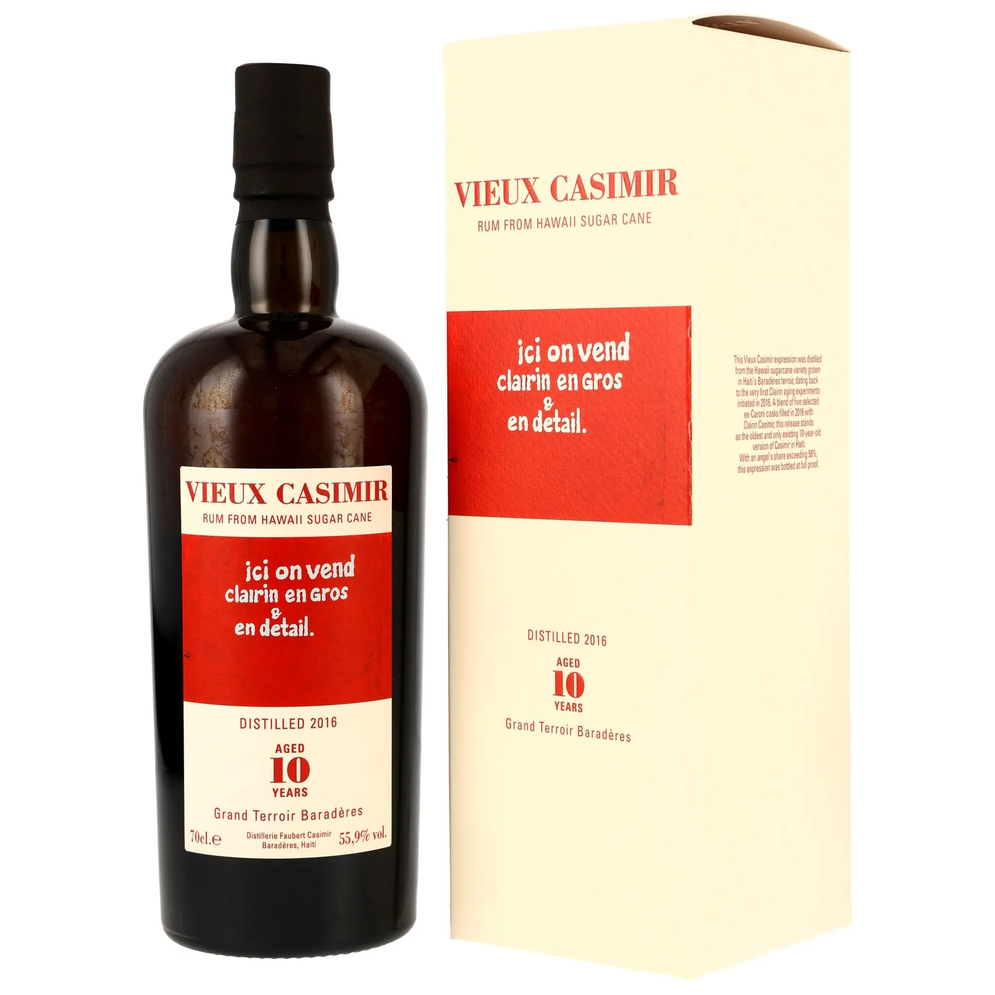 Vieux Casimir 2016/2026 - 10 Jahre - Small Batch Ex-Caroni Cask