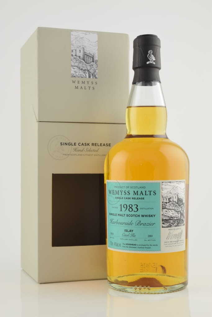 "Harborside Brazier" 1983/2015 Single Hogshead Caol Ila Wemyss Malts 46% vol. 0,7l "Harborside Brazier" 1983/2015 Single Hogshead Caol Ila Wemyss Malts 46% vol. 0,7l