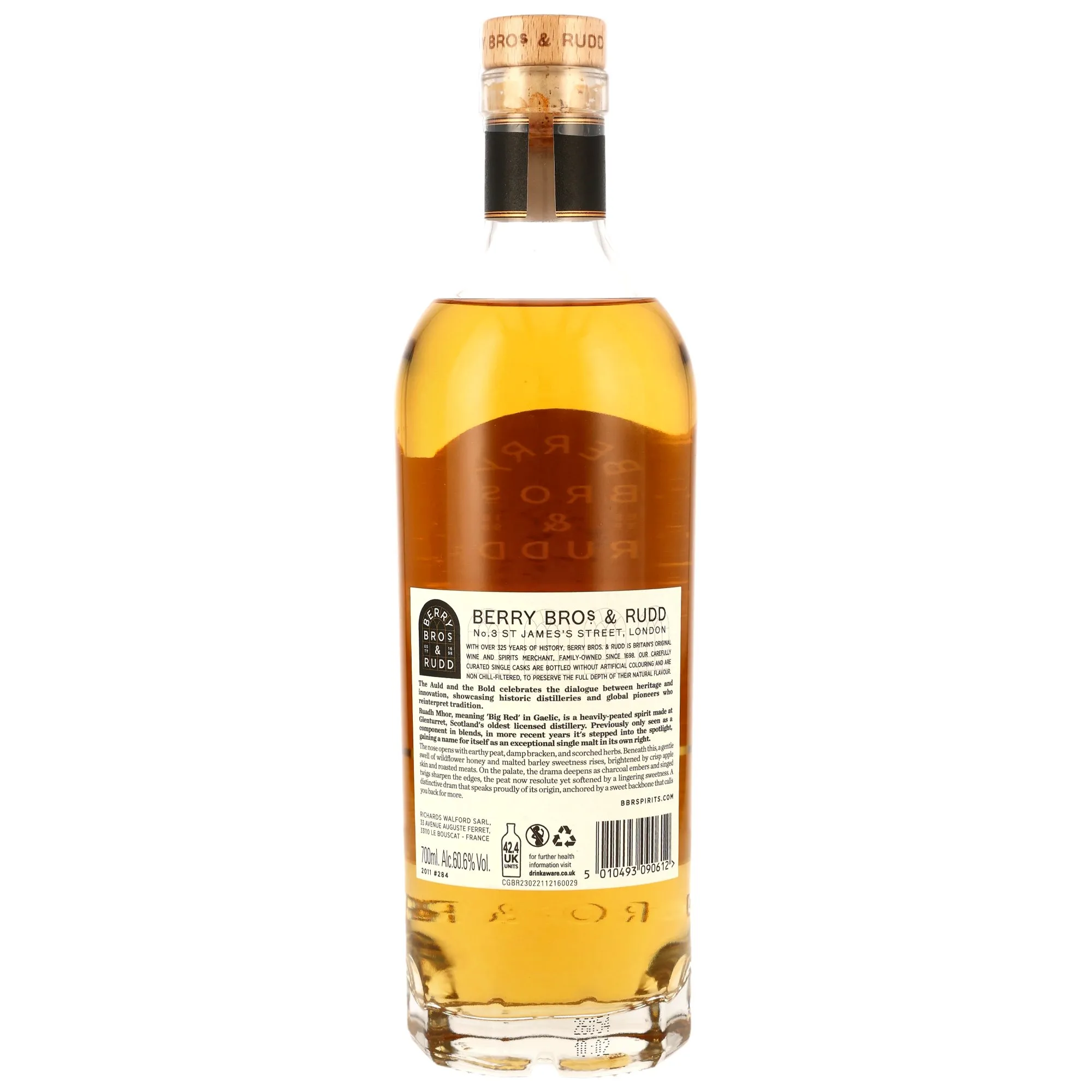 Ruadh Mhor 2011 - 14 Year Old - Hogshead #284 The Auld & The Bold (Berry Bros & Rudd)