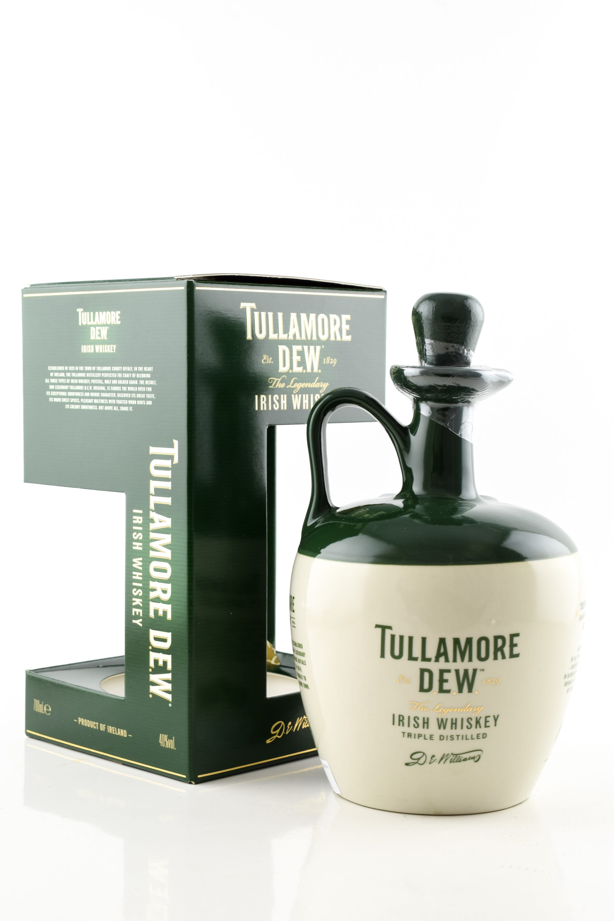 Tullamore Dew Crock 40% vol. 0.7 l - ceramic jug Tullamore Dew Crock 40% vol. 0.7 l - ceramic jug