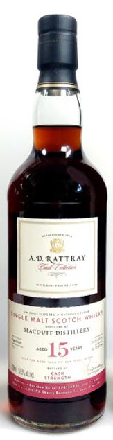 Macduff 15 Jahre 1st-fill Pedro Ximénez Sherry Barrique Finish A.D. Rattray