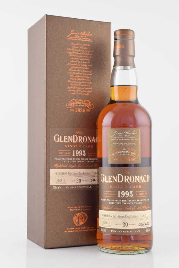 Glendronach 20 Year Old 1995/2016 Single Cask # 3047 48.6% vol. 0,7l Glendronach 20 Year Old 1995/2016 Single Cask # 3047 48.6% vol. 0,7l
