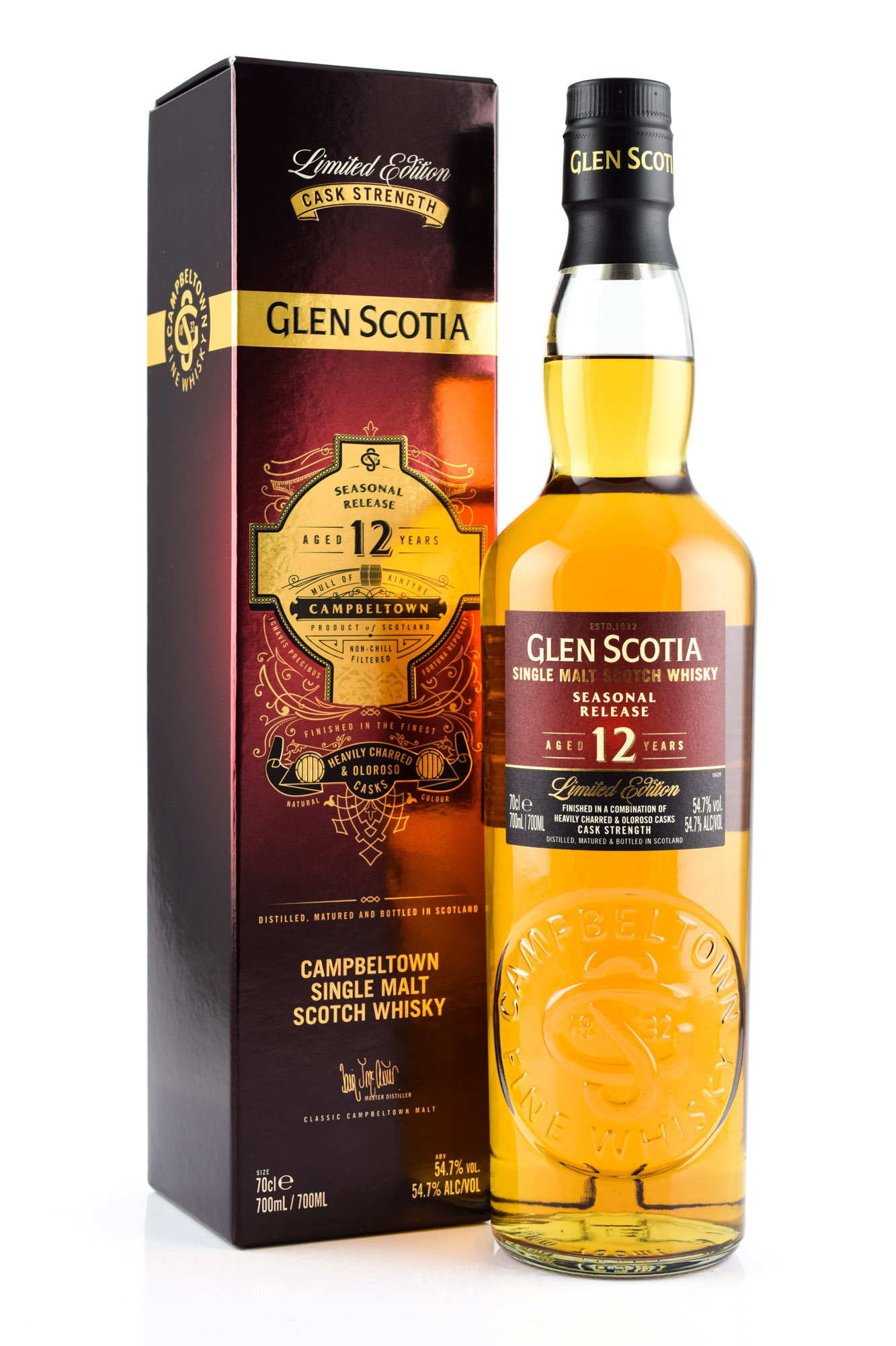 Glen Scotia 12 year old Seasonal Release 2021 54,7%vol. 0,7l Glen Scotia 12 year old Seasonal Release 2021 54,7%vol. 0,7l