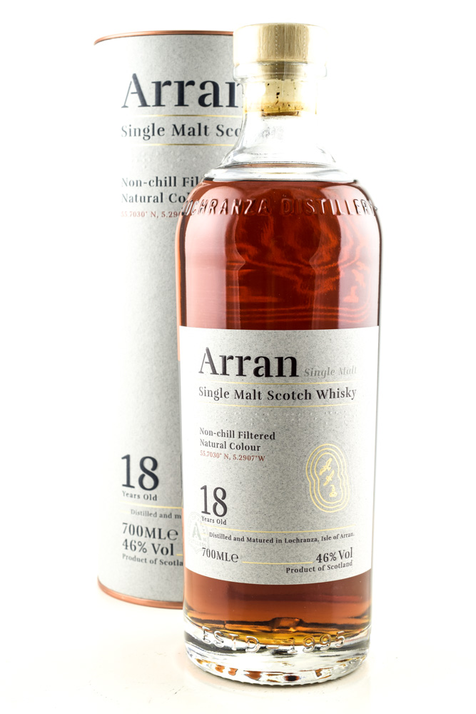 Arran 18 year old 46%vol. 0,7l Arran 18 year old 46%vol. 0,7l