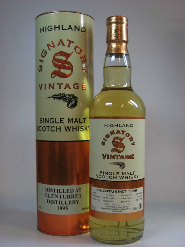 Glenturret 17 Jahre 1995/2013 Hogsheads Vintage Signatory 43%vol. 0,7l